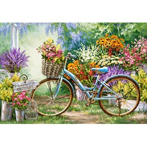 Castorland (C-103898) - "The Flower Mart" - 1000 brikker puslespil