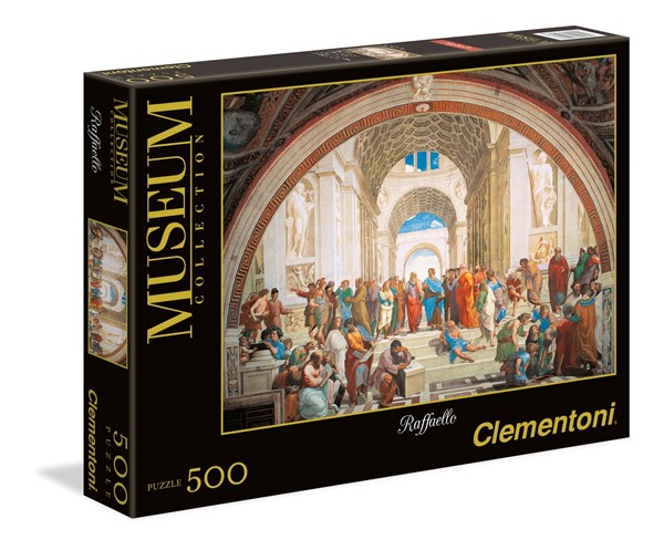 Clementoni (35043) - Raphael: "Scuola di Atene" - 500 brikker puslespil
