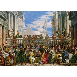 Clementoni (39391) - Paolo Veronese: "The Wedding at Cana" - 1000 brikker puslespil