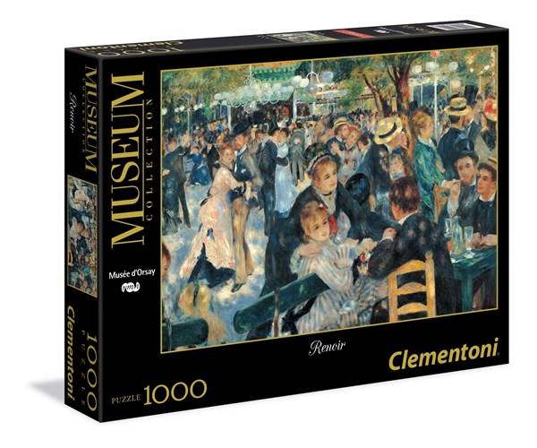 Clementoni (31412) - Pierre-Auguste Renoir: "Bal du Moulin de la Galette" - 1000 brikker puslespil