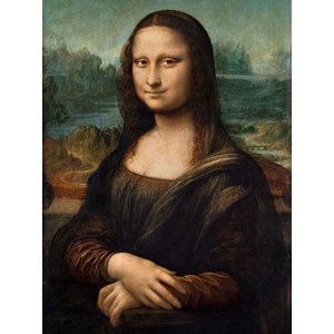 Clementoni (31413) - Leonardo Da Vinci: "Mona Lisa" - 1000 brikker puslespil