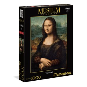 Clementoni (31413) - Leonardo Da Vinci: "Mona Lisa" - 1000 brikker puslespil