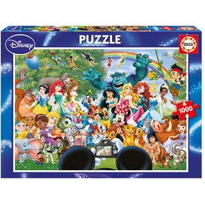 Educa (16297) - "Disney figurer" - 1000 brikker puslespil