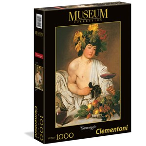 Clementoni (31445) - Caravaggio: "Bacchus" - 1000 brikker puslespil