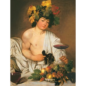 Clementoni (31445) - Caravaggio: "Bacchus" - 1000 brikker puslespil