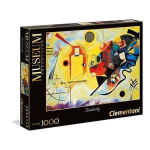 Clementoni (39195) - Vassily Kandinsky: "Yellow-Red-Blue" - 1000 brikker puslespil