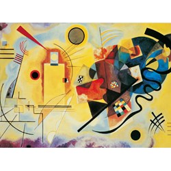 Clementoni (39195) - Vassily Kandinsky: "Yellow-Red-Blue" - 1000 brikker puslespil