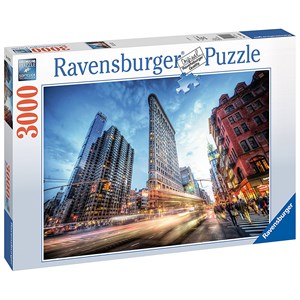 Ravensburger (17075) - "Flat Iron Building" - 3000 brikker puslespil