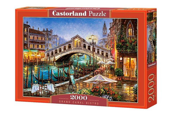 Castorland (C-200689) - "Grand Canal Bistro" - 2000 brikker puslespil