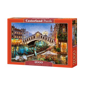Castorland (C-200689) - "Grand Canal Bistro" - 2000 brikker puslespil