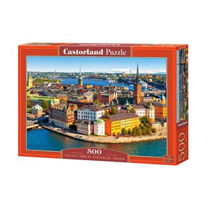 Castorland (B-52790) - "The Old Town of Stockholm, Sweden" - 500 brikker puslespil