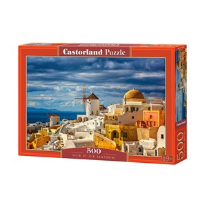 Castorland (B-52905) - "View of Oia Santorini" - 500 brikker puslespil