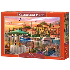 Castorland (B-52912) - "Sunset Harbour" - 500 brikker puslespil