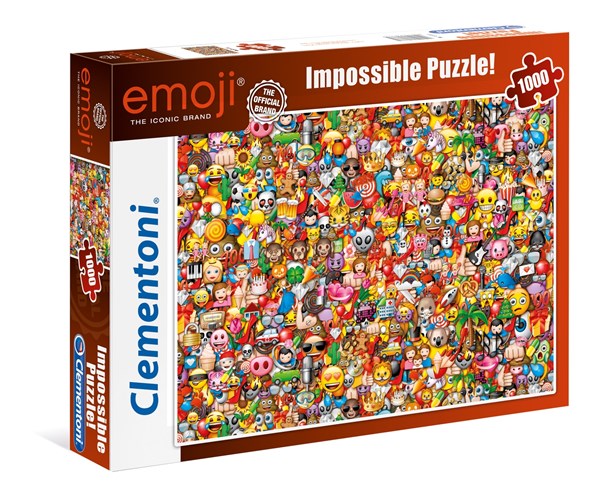 Clementoni (39388) - "Emoji" - 1000 brikker puslespil
