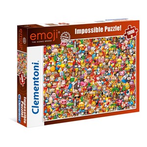 Clementoni (39388) - "Emoji" - 1000 brikker puslespil