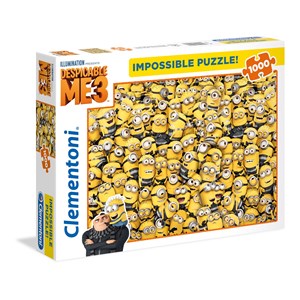 Clementoni (39408) - "Despicable Me" - 1000 brikker puslespil