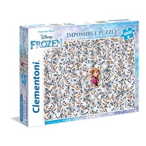 Clementoni (39360) - "Frozen" - 1000 brikker puslespil
