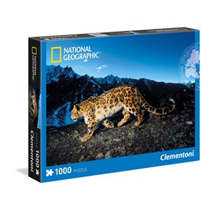 Clementoni (39376) - "Snow Leopard" - 1000 brikker puslespil