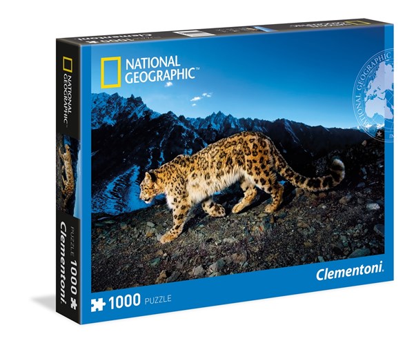 Clementoni (39376) - "Snow Leopard" - 1000 brikker puslespil