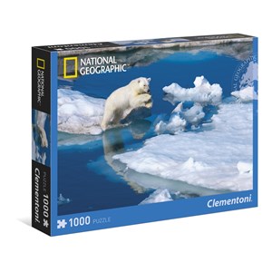 Clementoni (39304) - "Polar Bear" - 1000 brikker puslespil