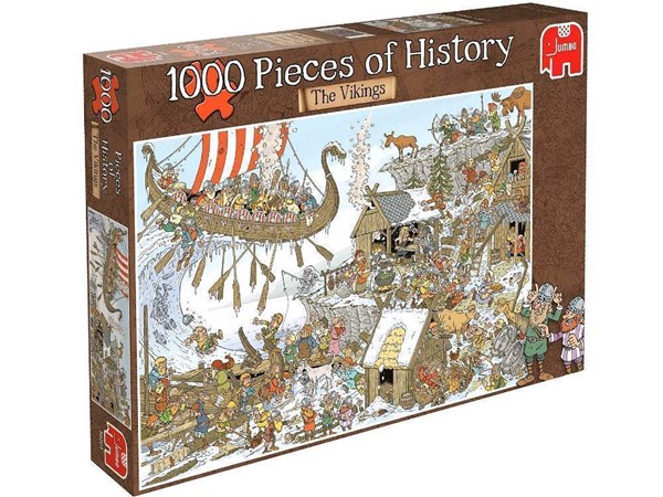Jumbo (19201) - "Vikings" - 1000 brikker puslespil