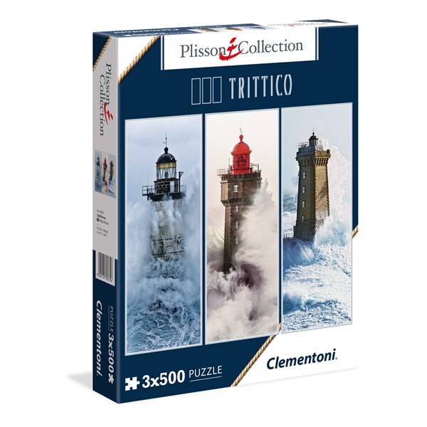 Clementoni (39375) - Philip Plisson: "Lighthouse" - 500 brikker puslespil