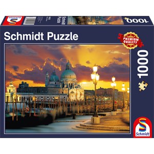 Schmidt Spiele (58322) - "Santa Maria della Salute" - 1000 brikker puslespil