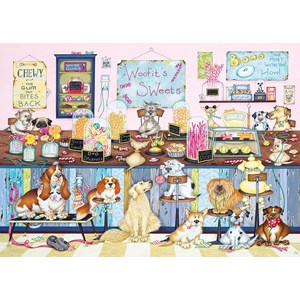 Gibsons (G3530) - Linda Jane Smith: "Woofit's Sweet Shop" - 500 brikker puslespil