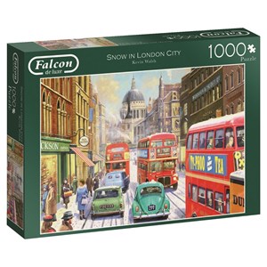 Falcon (11192) - Kevin Walsh: "Snow in London City" - 1000 brikker puslespil