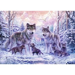 Ravensburger (19146) - "Arctic Wolves" - 1000 brikker puslespil