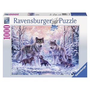 Ravensburger (19146) - "Arctic Wolves" - 1000 brikker puslespil