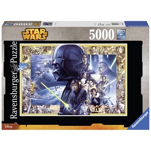 Ravensburger (17431) - "Star Wars Saga" - 5000 brikker puslespil