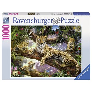 Ravensburger (19148) - "Leopard Family" - 1000 brikker puslespil