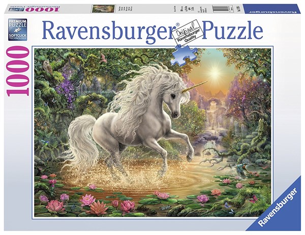 Ravensburger (19793) - "Mystic Unicorn" - 1000 brikker puslespil