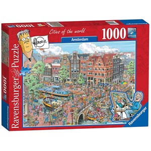 Ravensburger (19192) - "Amsterdam" - 1000 brikker puslespil