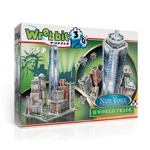 Wrebbit (W3D-2012) - "New York City: World Trade" - 875 brikker puslespil