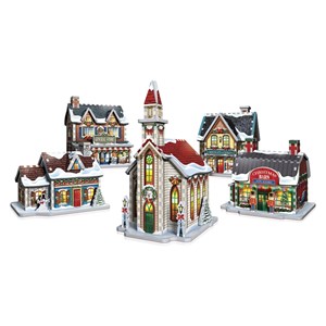 Wrebbit (WSP-5601) - "Christmas Village" - 116 brikker puslespil
