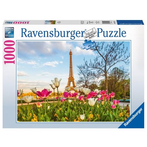 Ravensburger (19525) - "Eiffel Tulips" - 1000 brikker puslespil