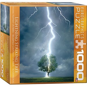 Eurographics (8000-4570) - "Lightning Striking Tree" - 1000 brikker puslespil