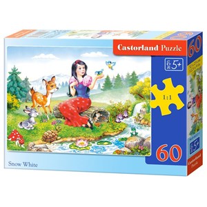 Castorland (B-06557) - "Snow White" - 60 brikker puslespil