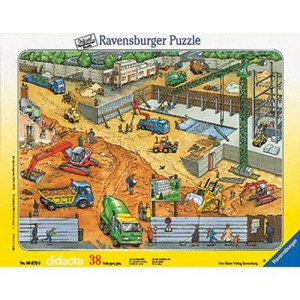 Ravensburger (06678) - "Building Site" - 38 brikker puslespil