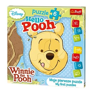 Trefl (36115) - "Hello Pooh" - 6 brikker puslespil