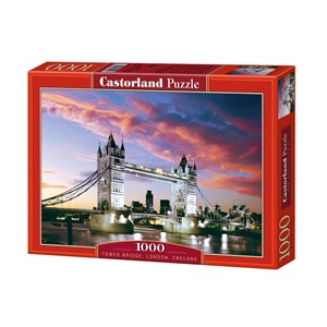 Castorland (C-101122) - "Tower Bridge, London" - 1000 brikker puslespil