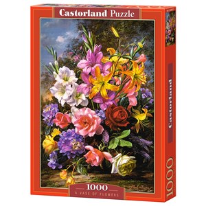 Castorland (C-103607) - "A Vase of Flowers" - 1000 brikker puslespil