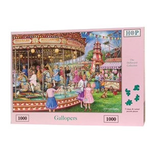 The House of Puzzles (3190) - "Gallopers" - 1000 brikker puslespil