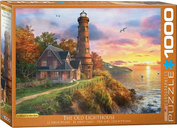 Eurographics (6000-0965) - Dominic Davison: "The Old Lighthouse" - 1000 brikker puslespil