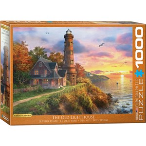 Eurographics (6000-0965) - Dominic Davison: "The Old Lighthouse" - 1000 brikker puslespil