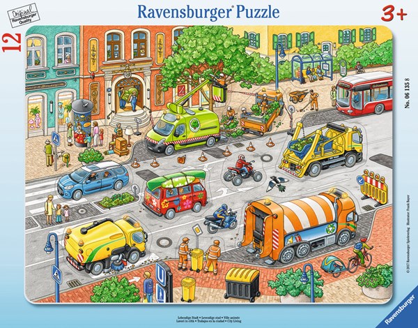 Ravensburger (06135) - "Living City" - 12 brikker puslespil