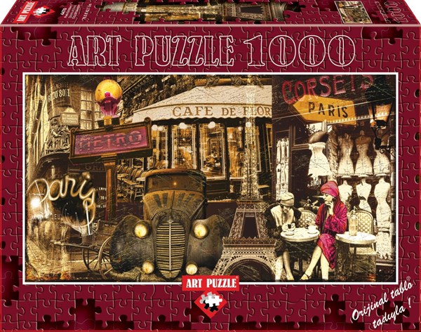 Art Puzzle (4470) - "Paris, France" - 1000 brikker puslespil