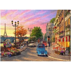 Ravensburger (14505) - Dominic Davison: "Evening in Paris" - 500 brikker puslespil